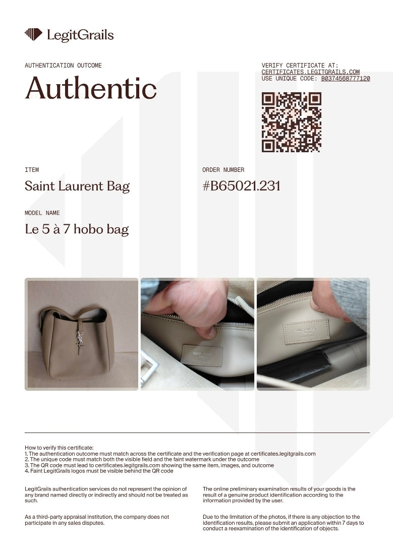 Le 5 a 7 Saint Laurent